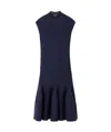Alaïa Pleated Mini Dress In Black