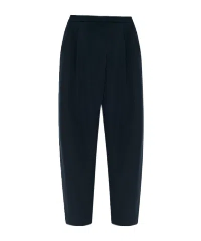 Alaïa Pleated Trousers In Black
