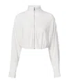 Alaïa Viscose Blend Jacket Draped Design Neckline In White
