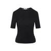 Alaïa Alaia Pleats T-shirt In Black