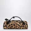 Alaïa Alaia Pochette Le Teckel In Leopard Print Calfskin Women In Animal Print
