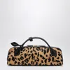Alaïa Alaia Pochette Le Teckel In Leopard Print Calfskin Women In Animal Print
