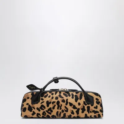 Alaïa Alaia Pochette Le Teckel In Leopard Print Calfskin Women