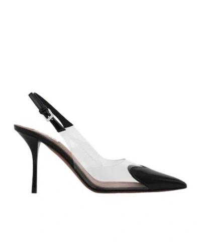 Alaïa Pointed Toe Slingback Pumps In Black