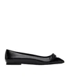 Alaïa Pointed Knot Flat Soles In Black