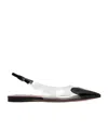 Alaïa Le Cœur Slingback Flats In Black