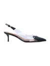 Alaïa Alaia Pointed Toe Slingback Heels With Decorative Strap In Multi