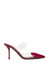 Alaïa Alaia Pointed Toe Stiletto Heels With Cutout Detail In Red