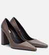 Alaïa Pointy 90 Leather Pumps In Brown