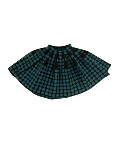 Alaïa Polka Dot Midi Skirt In Multi