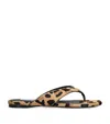 Alaïa Pony Hair Leopard-print Sandals