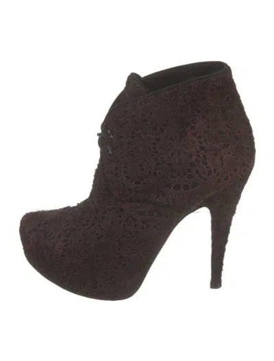 Pre-owned Alaïa Ponyhair Pumps In Brown