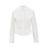 Alaïa Poplin Basque Shirt In Multi