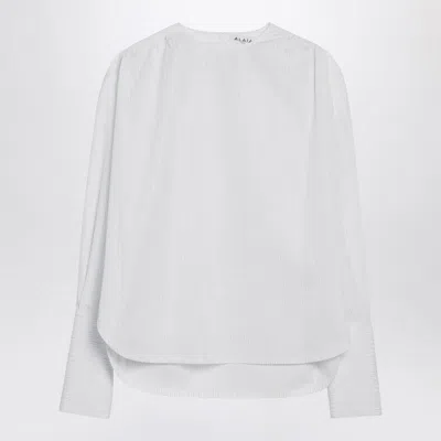 Alaïa Fear Of God Essentials Waffle Crewneck Sweater In Black
