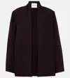 Alaïa Poplin Jacket In Brown