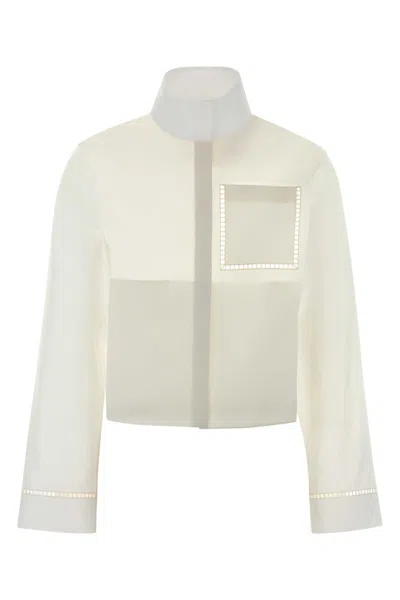Alaïa Alaia Poplin Shirt In White