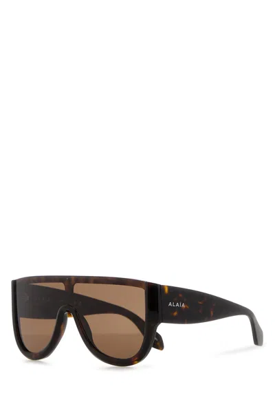Alaïa Alaia Printed Acetate Sunglasses In White