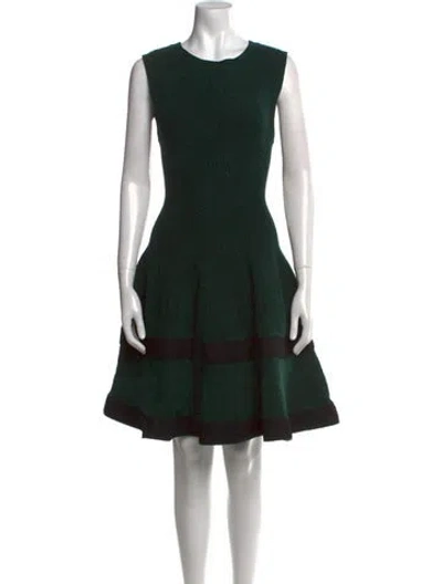 Pre-owned Alaïa Printed Crew Neck Tunic