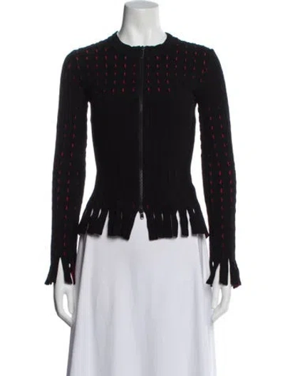 Pre-owned Alaïa Printed Evening Jacket In Black