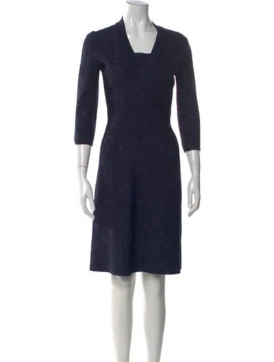 Pre-owned Alaïa Printed Knee-length Dress