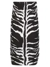 Alaïa Alaia Printed Midi Skirt