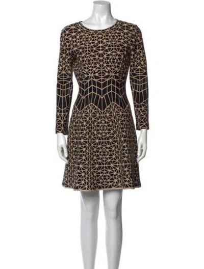 Pre-owned Alaïa Printed Mini Dress W/ Tags
