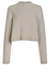 Alaïa Cashmere And Wool Turtleneck Pullover In Neutral