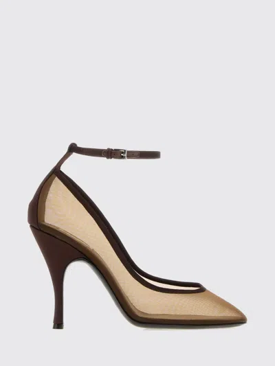 Alaïa Pump Woman Color Amber In Brown