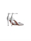 Alaïa 90 Fishnet And Metallic Leather Pumps
