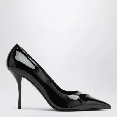 Alaïa Pumps Le C?ur 3d 90 In Black Varnish