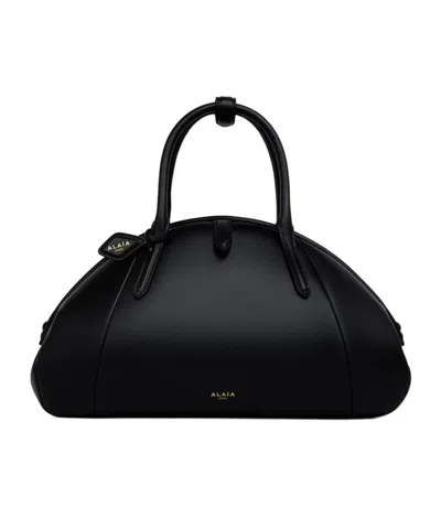 Alaïa Purse Top Handle Bag In Calfskin In Black