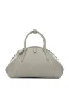 Alaïa "purse Top Handle" Medium Handbag In Gray