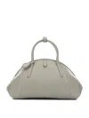 Alaïa "purse Top Handle" Medium Handbag In Gray