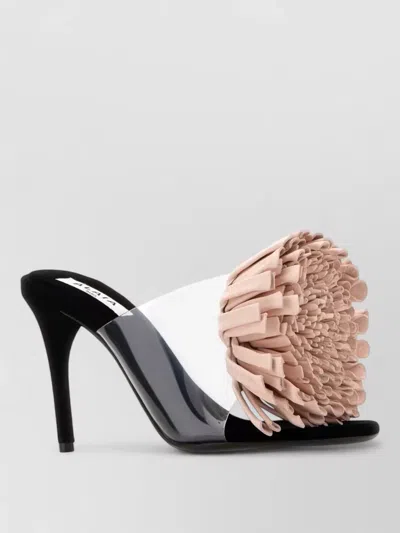 Alaïa Pvc Mules Stiletto Heel Open Toe In Black