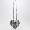 Alaïa Alaia Python-print Leather Le Coeur Bag Women In White