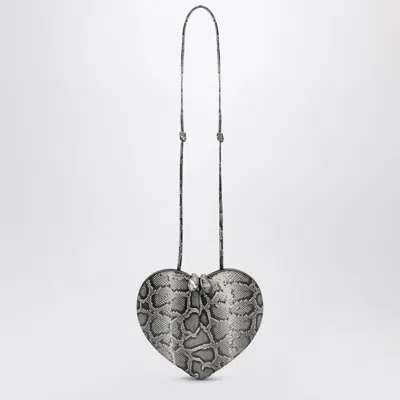 Alaïa Python-print Leather Le Cœur Bag