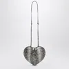 Alaïa Python-print Leather Le Cœur Bag In White