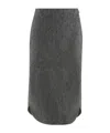 Alaïa Quilted Skirt In Black