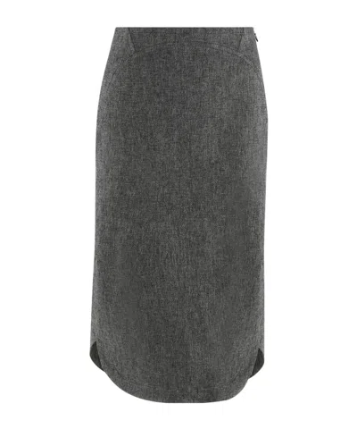 Alaïa Quilted Skirt In Black