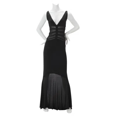 Pre-owned Alaïa Rare 1990s Azzedine Alaia Black Lycra Gown Runway Sample Museum
