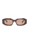 Alaïa Rectangle Frame Sunglasses