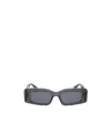 Alaïa Rectangle-frame Tinted Sunglasses In Gray
