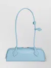 Alaïa Rectangle Handle Smooth Texture In Blue