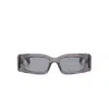 Alaïa Rectangle-frame Sunglasses In Gray
