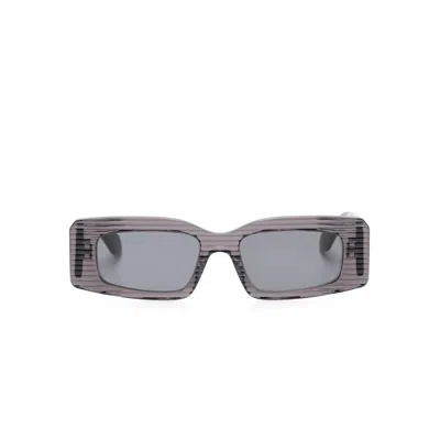ALAÏA RECTANGLE-FRAME SUNGLASSES