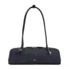 Alaïa Rectangular Denim Shoulder Bag In Blue