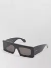 Alaïa Rectangular Mask Sunglasses Acetate Frame In Black