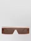Alaïa Rectangular Mask Sunglasses High Coverage Design In Brown