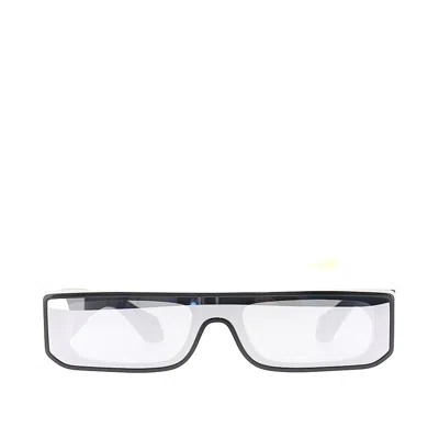 Alaïa Rectangular Shield Sunglasses In Black