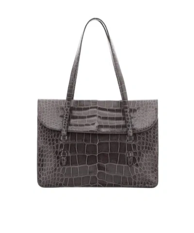 Alaïa Rectangular Shoulder Bag In Black